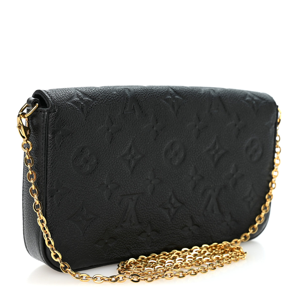 Empreinte Pochette Felicie Chain Wallet Black