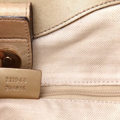 Gucci Monogram Medium Sukey Tote Champagne 8 of 14