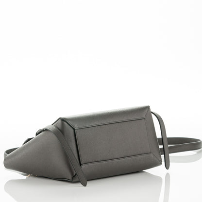 Celine Grained Calfskin Micro Belt Bag Grey 5 of 9