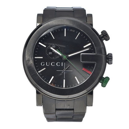Gucci PVD Stainless Steel 44mm 101M G-Chrono Quartz Watch Black 1 of 8