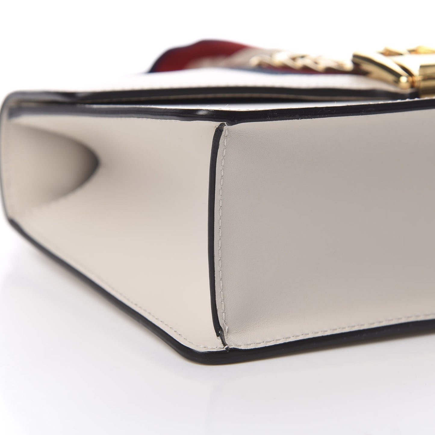 Calfskin Small Sylvie Shoulder Bag Off White