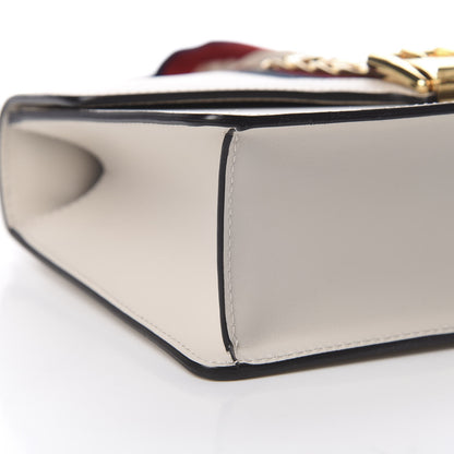 Gucci Calfskin Small Sylvie Shoulder Bag Off White 10 of 12
