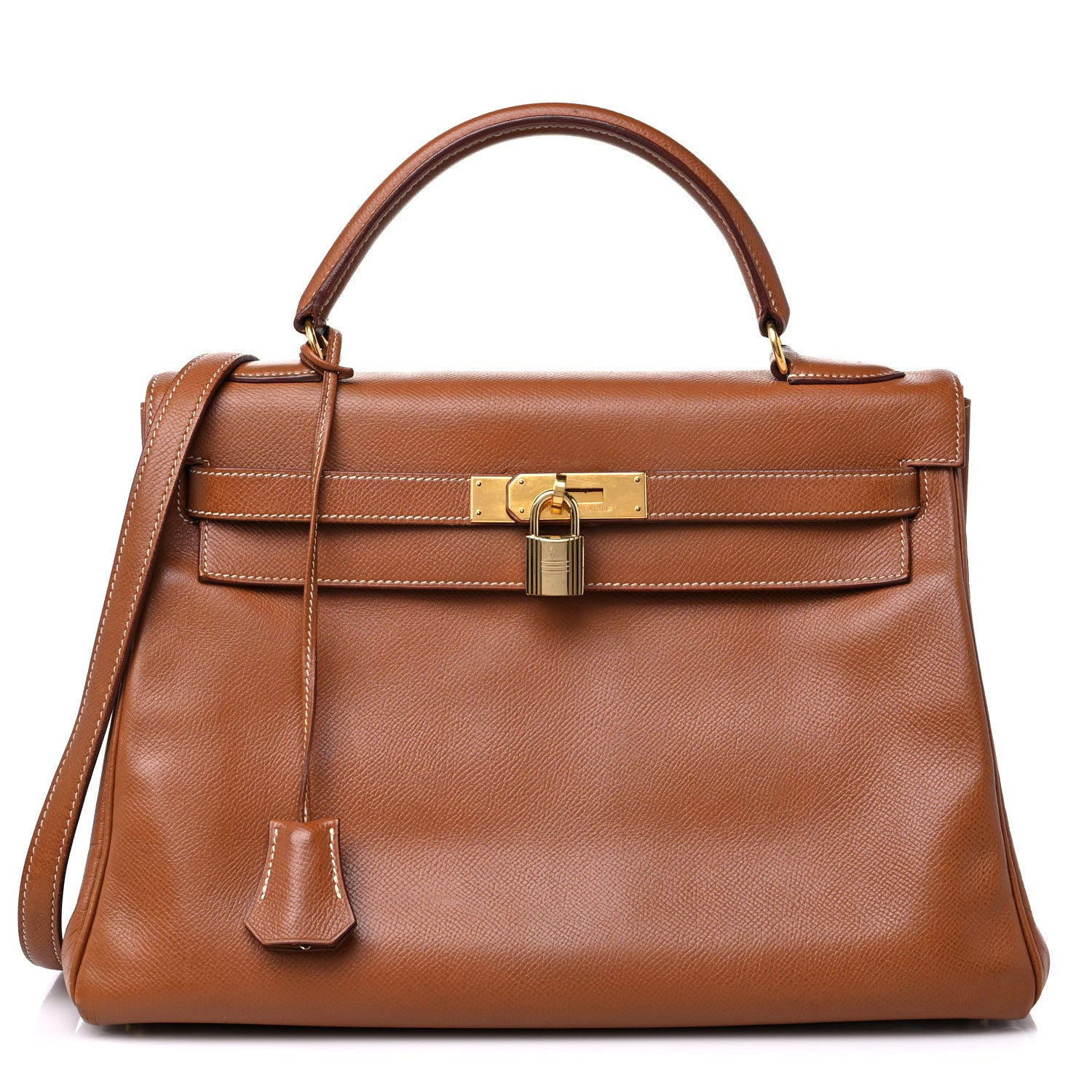 Hermes Courchevel Kelly Retourne 32 Gold 1 of 24