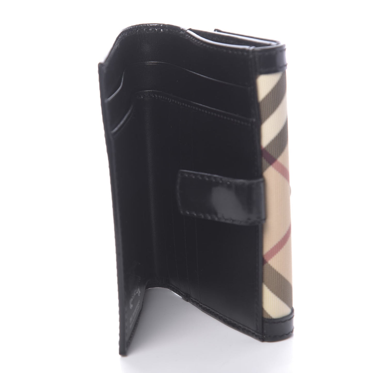 Nova Check Compact Wallet Chocolate