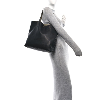Hermes Taurillon Clemence Double Sens Reversible Tote 36 Sauge  Black 3 of 15