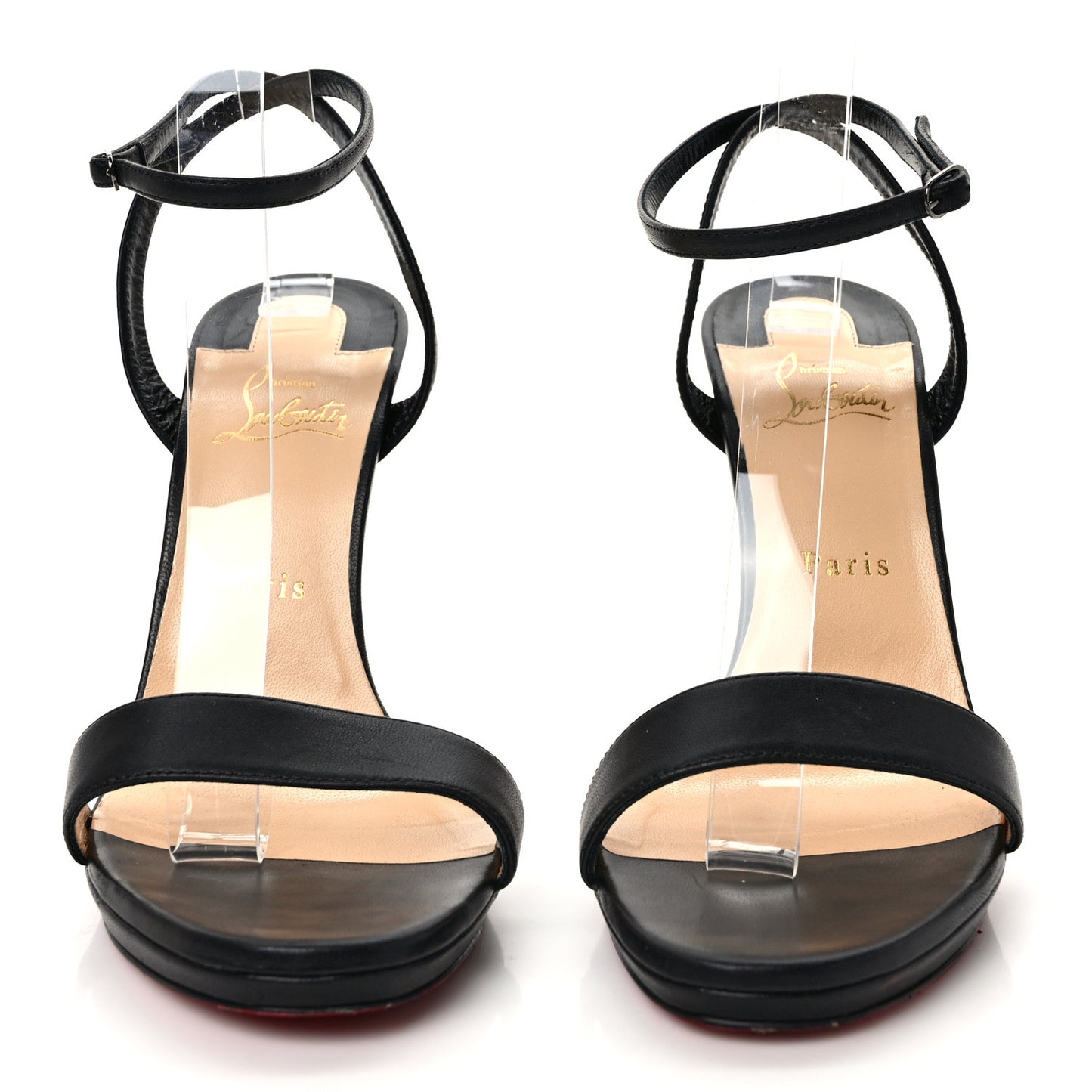 Nappa Loubi Queen 120 Pumps 41 Black