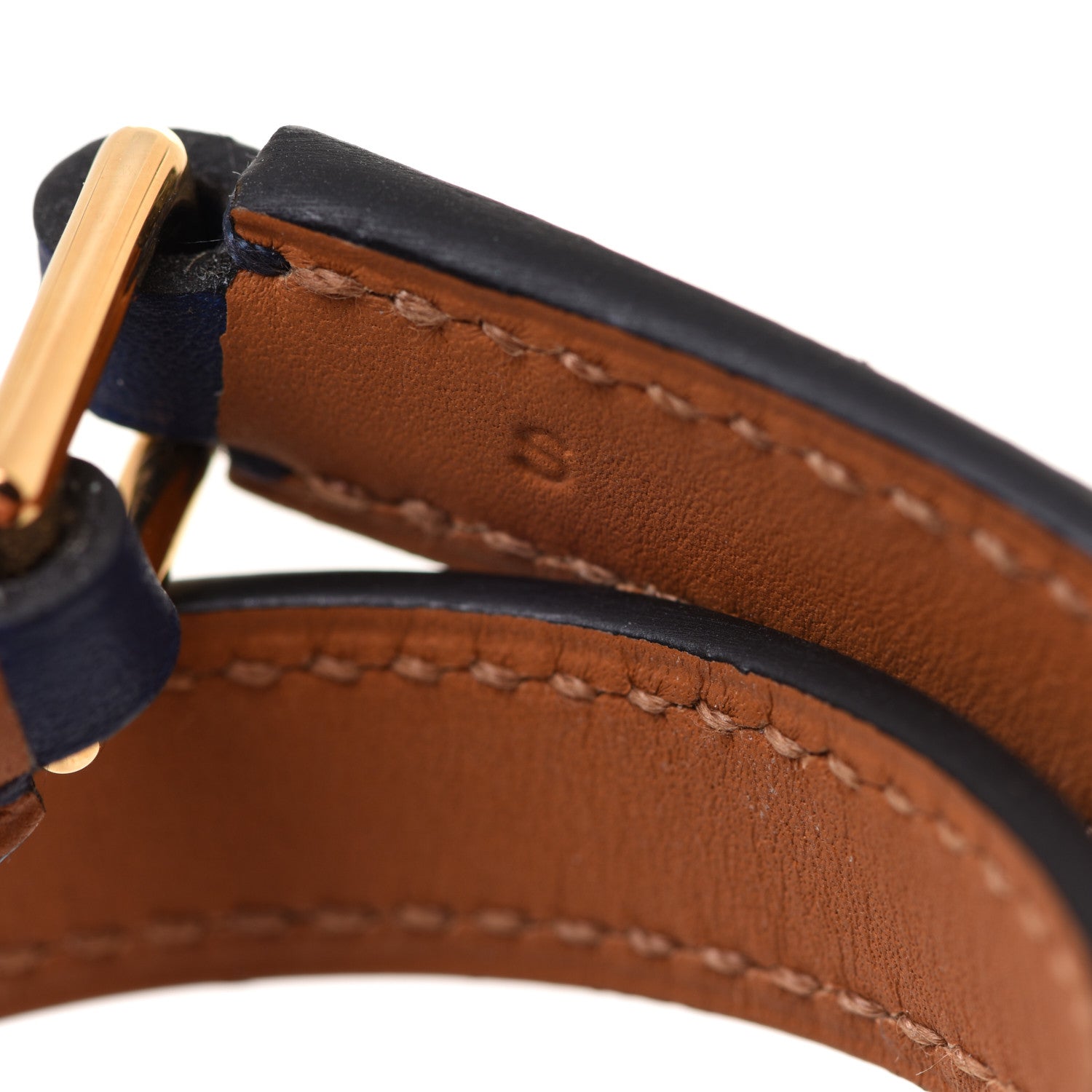 Hermes Swift Rivale Double Tour Bracelet S Bleu Saphir 6 of 6