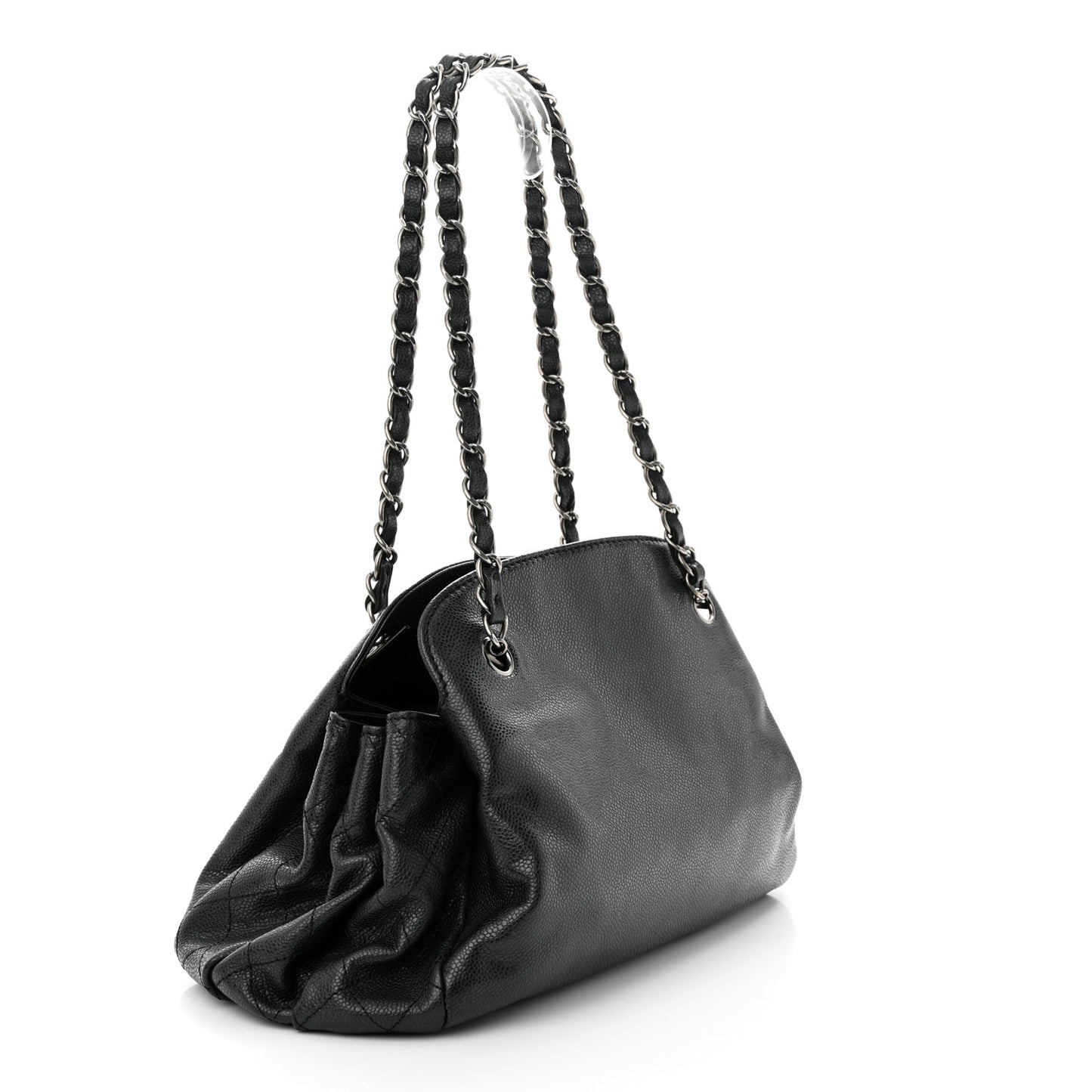 Caviar 31 CC Shoulder Bag Black