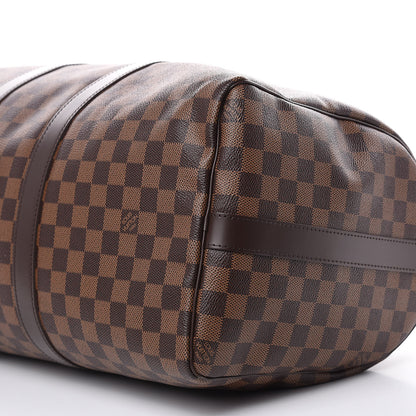 Louis Vuitton Damier Ebene Keepall Bandouliere 45 7 of 13