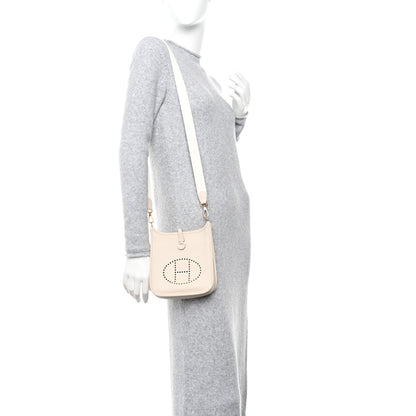 Hermes Taurillon Clemence Evelyne TPM Craie 2 of 11