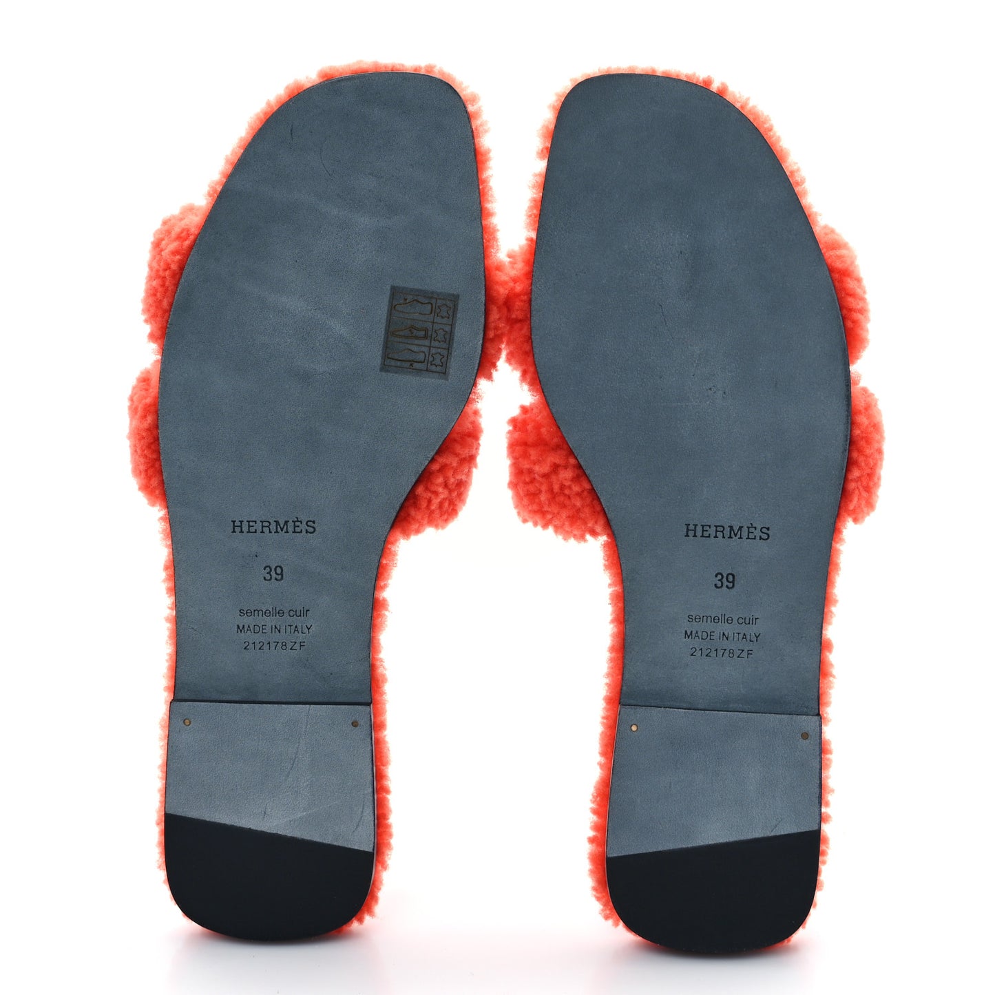 Woolskin Oran Sandals 39 Orange