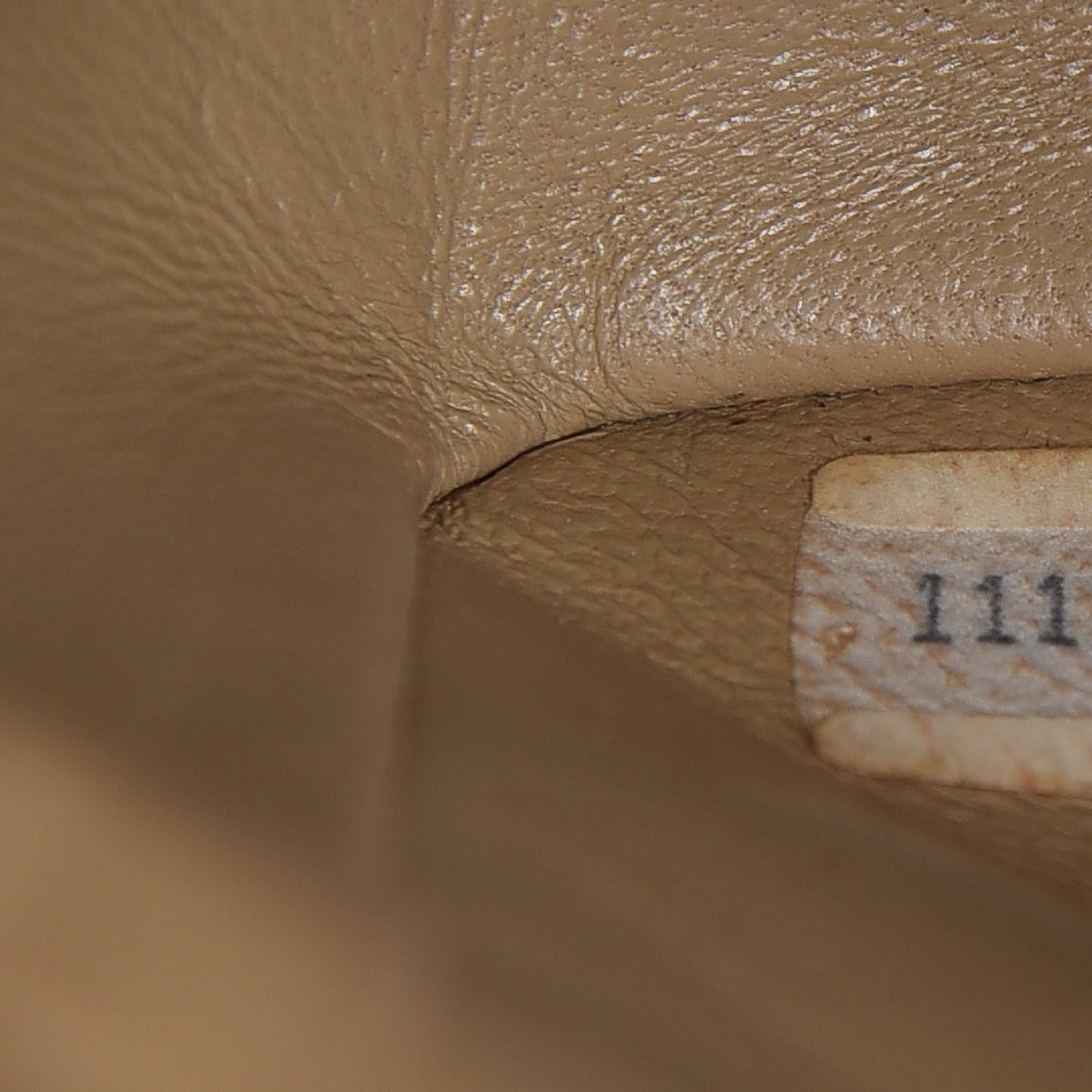 Lambskin Quilted Small Single Flap Beige
