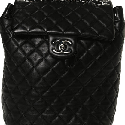Chanel Calfskin Quilted Small Urban Spirit Backpack Black 7 of 14