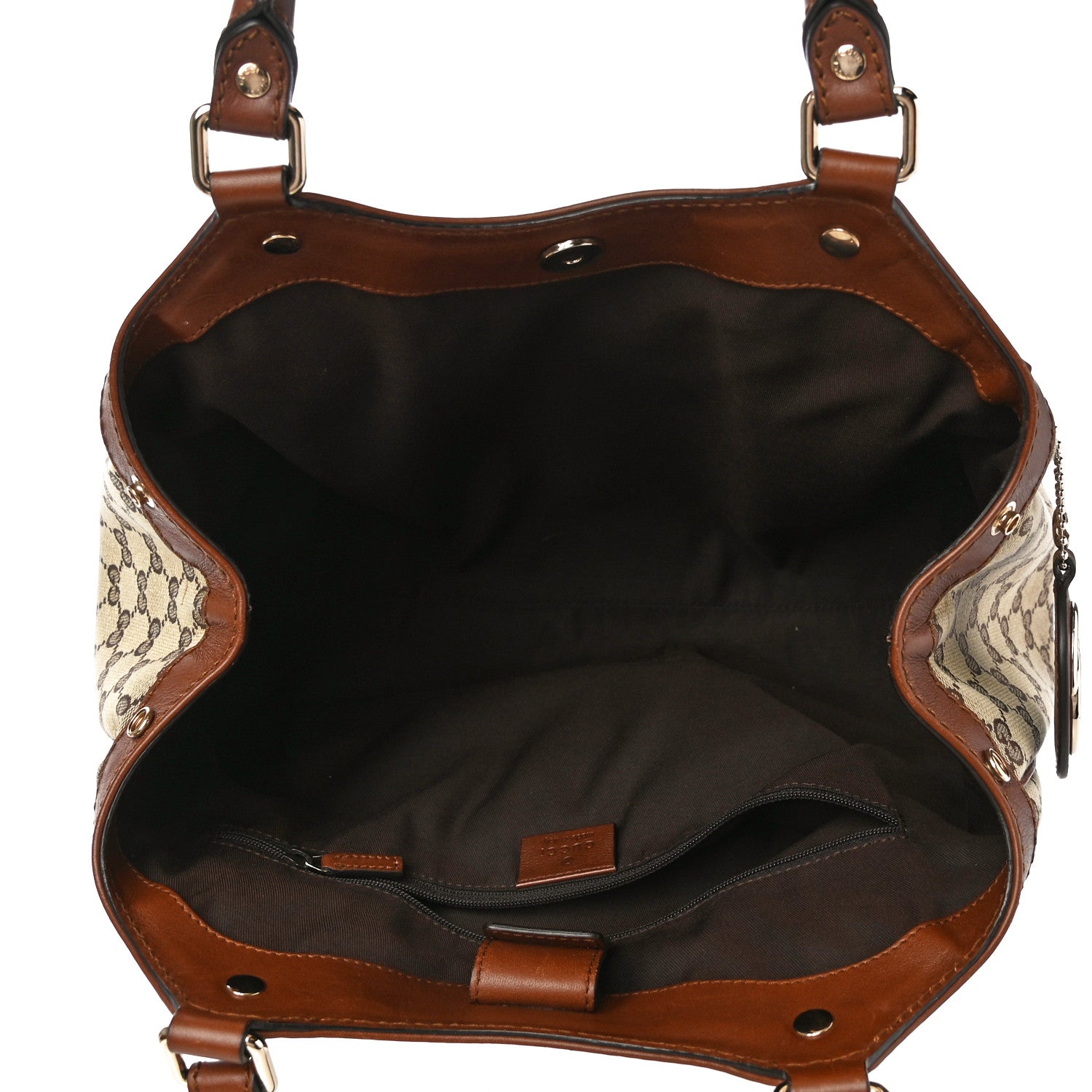 Gucci Monogram Medium Sukey Tote Brown 5 of 11