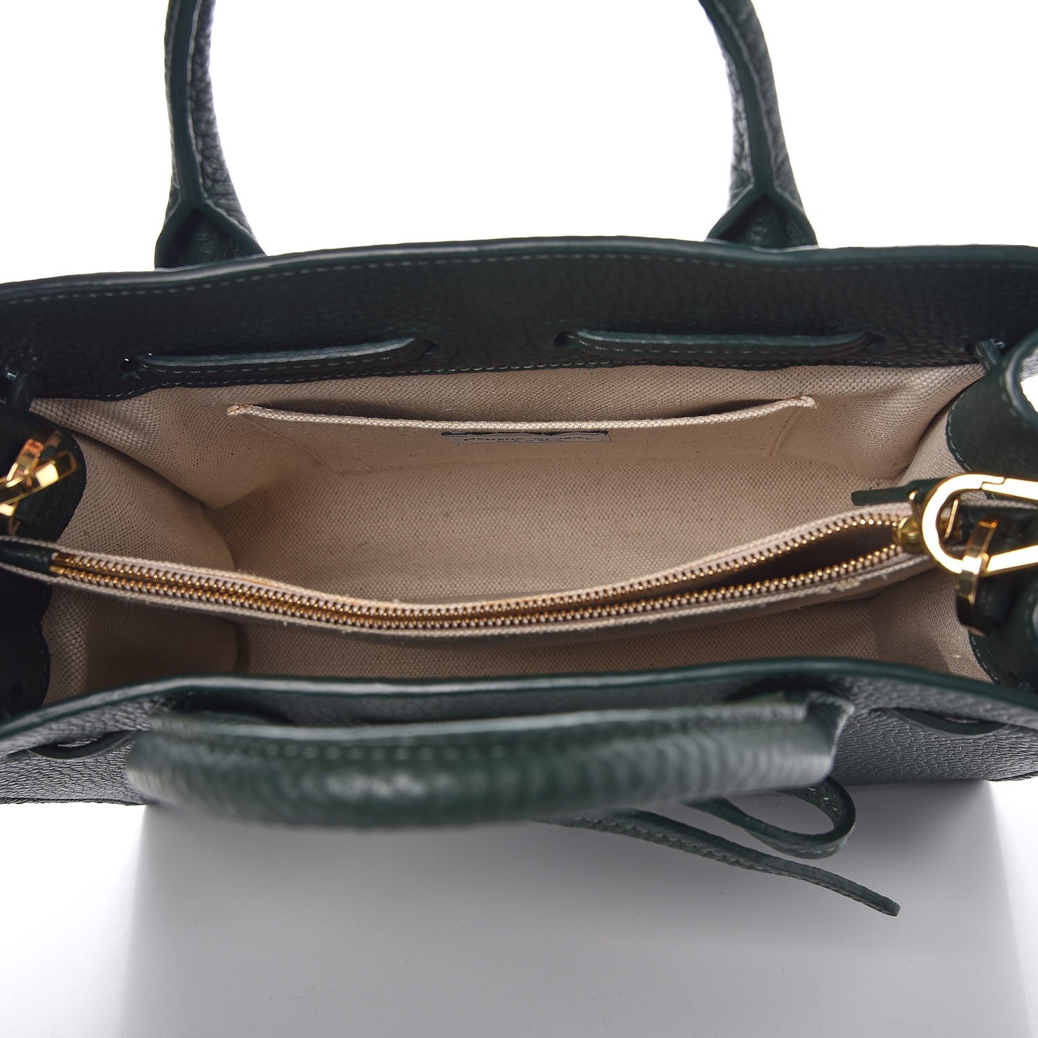Mansur Gavriel Tumble Calfskin Mini Sun Bag Moss 6 of 8