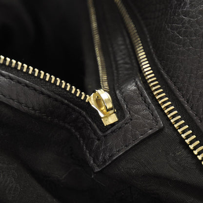 Gucci Leather Large Web Heritage Tote Dark Brown 8 of 9