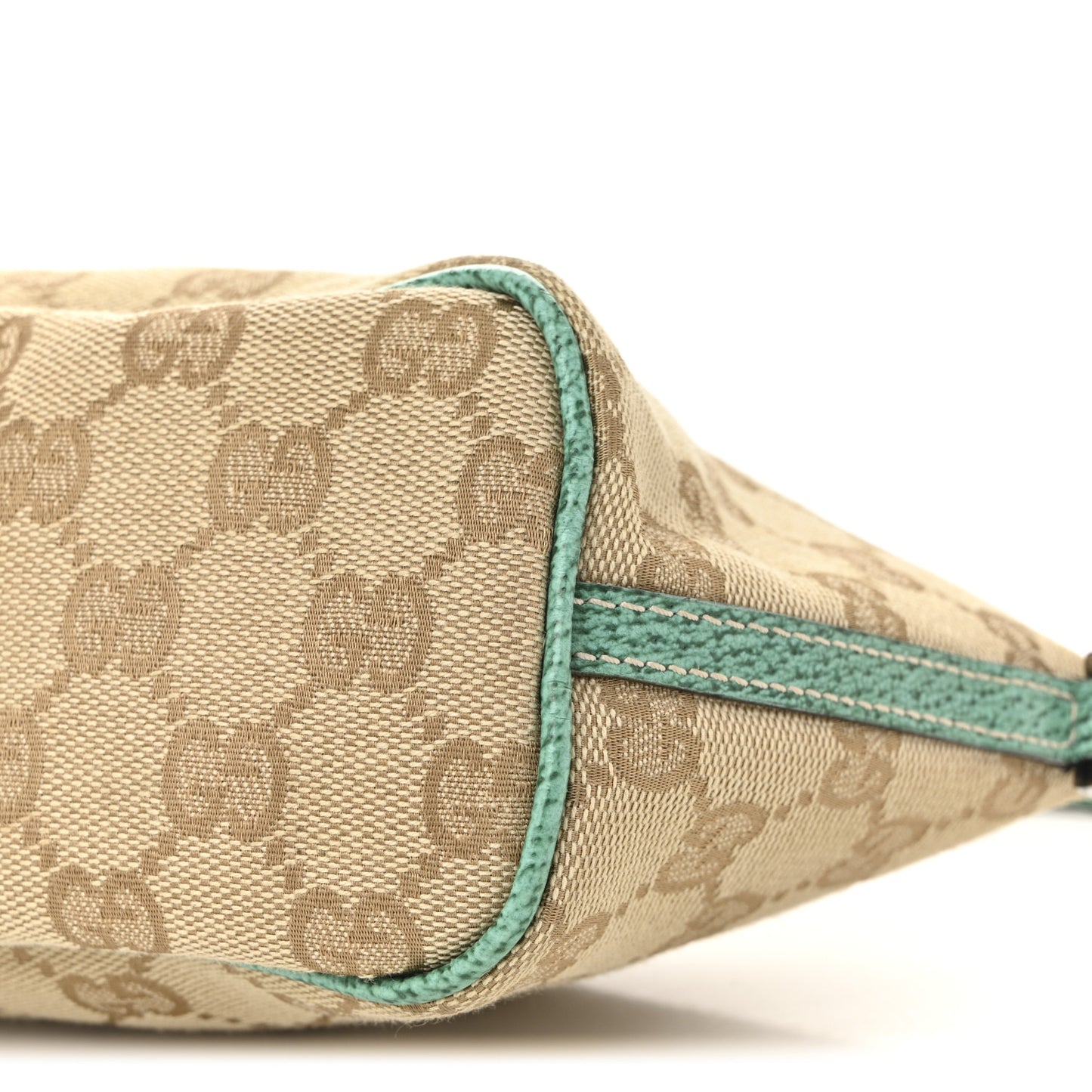 Monogram Web Boat Pochette Green