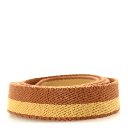 Hermes Toile Swift 25mm Sangle Casaque Shoulder Strap Gold Paille Gold 2 of 3