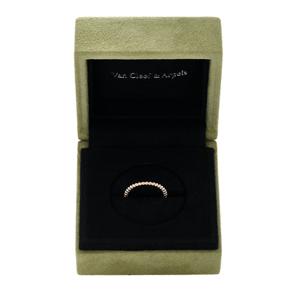 Van Cleef & Arpels 18K Rose Gold Small Perlee Ring 52 6 5 of 5