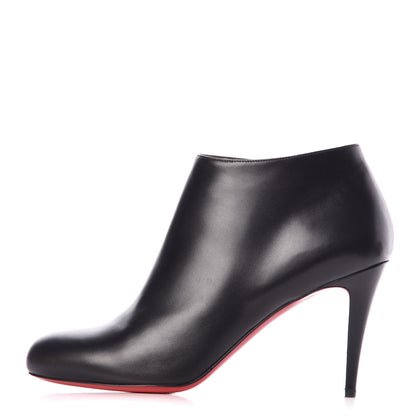 Christian Louboutin Calfskin Belle 85 Ankle Boots 41.5 Black 1 of 10