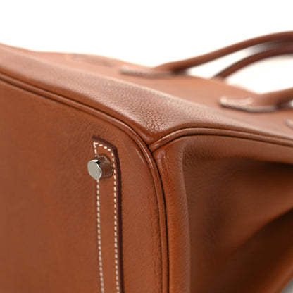 Hermes Natural Barenia Faubourg Birkin 30 Fauve 12 of 16
