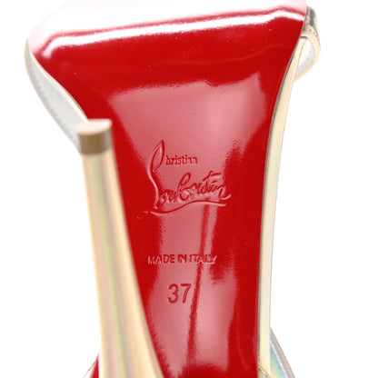 Christian Louboutin Patent Psychic Astridal 100 Pumps 37 Gold 6 of 9