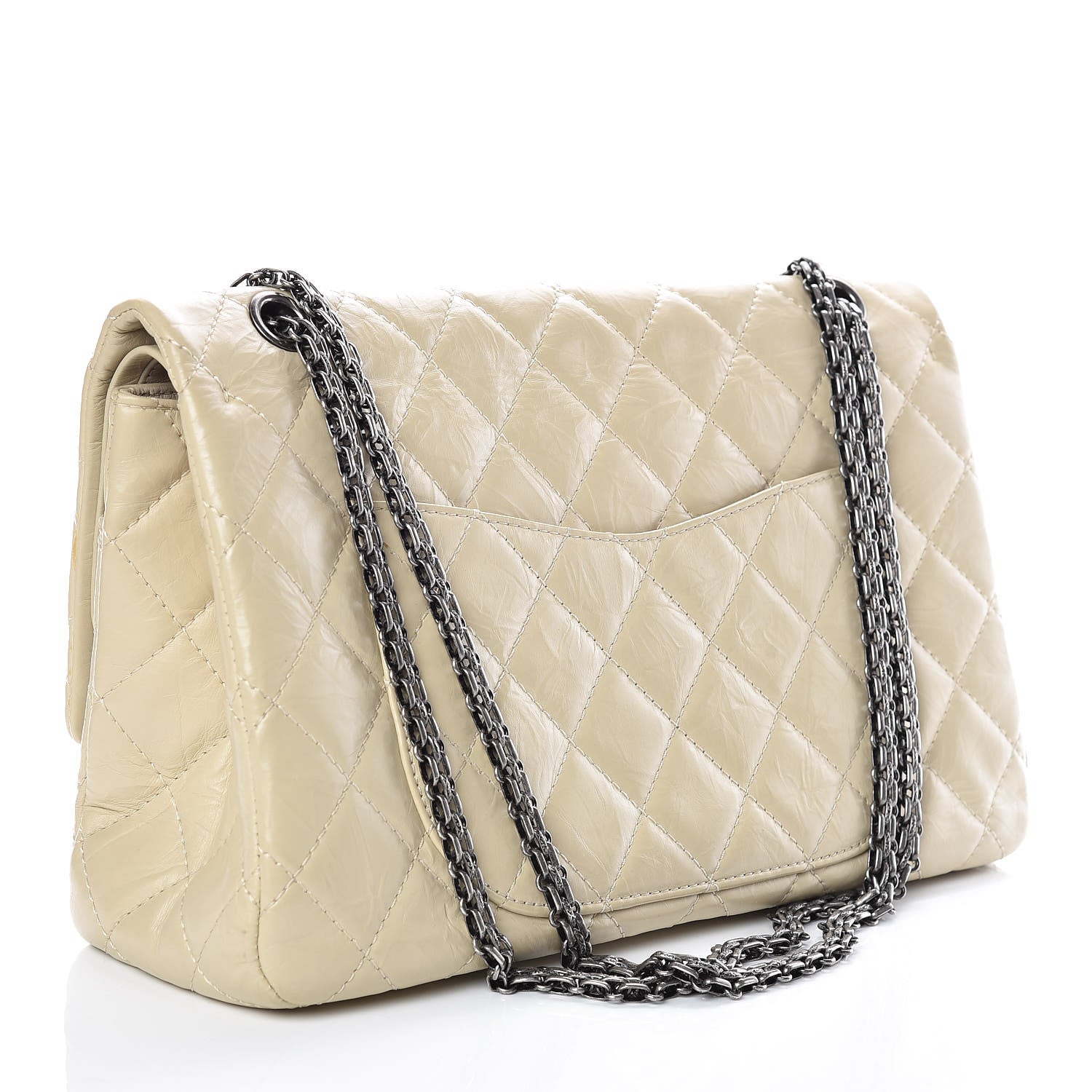 Chanel Aged Calfskin Quilted 2.55 Reissue 227 Flap Beige 4 of 13