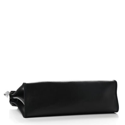 Hermes Toile H Berline Vache Hunter Herbag Zip PM 31 Black Ecru 5 of 10