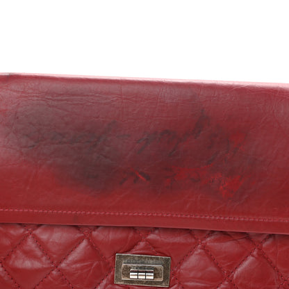 Chanel Aged Calfskin Quilted 2.55 Reissue 227 Flap Red 11 of 14