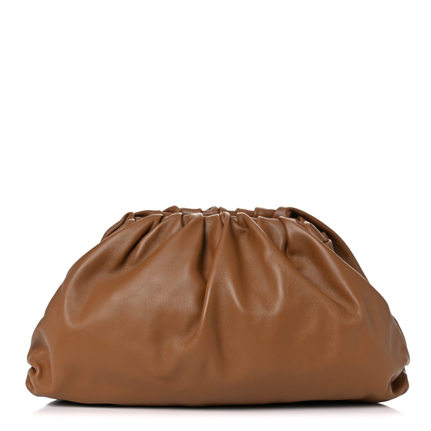 Bottega Veneta Smooth Butter Calf The Pouch Oversized Clutch Cammello 1 of 12