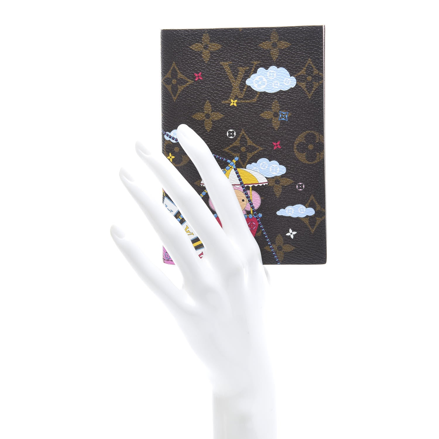 Louis Vuitton Monogram 2020 Christmas Animation Big Wheel Passport Cover Rose Ballerine 2 of 9