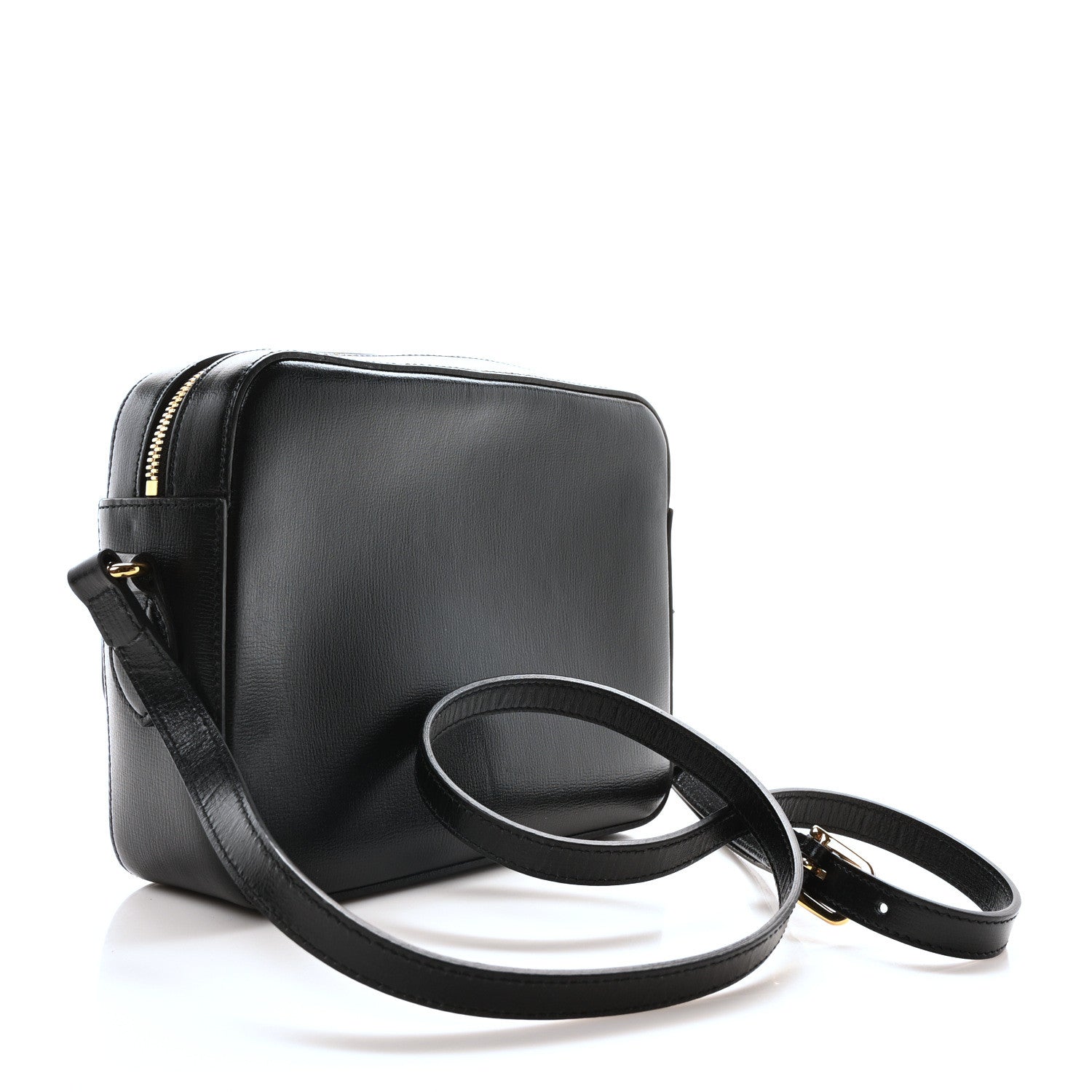 Gucci Azalea Calfskin Small Horsebit 1955 Shoulder Bag Black 3 of 10