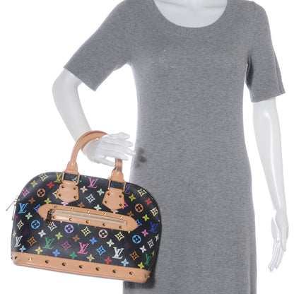 Louis Vuitton Monogram Multicolor Alma Black 2 of 8