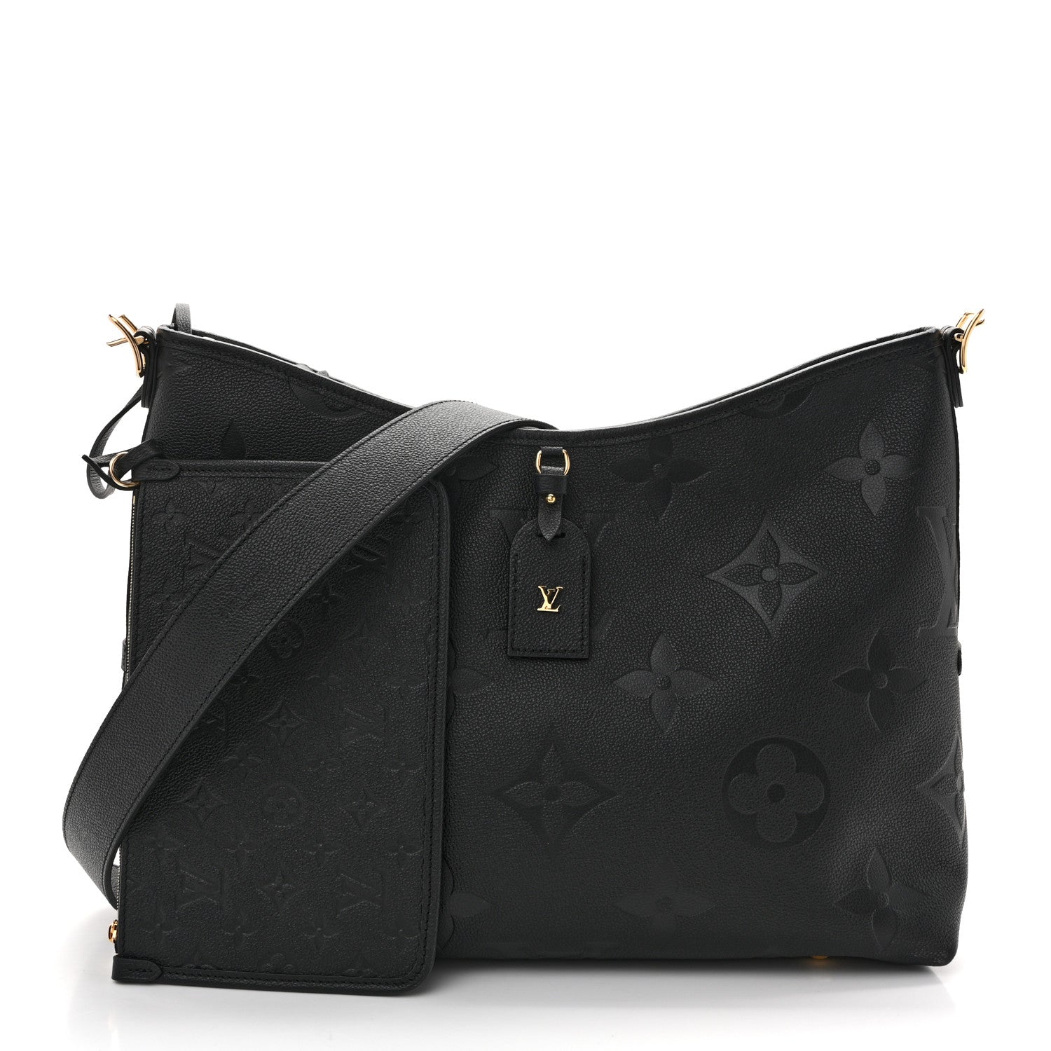 Louis Vuitton Empreinte Monogram Giant CarryAll MM Black 3 of 10