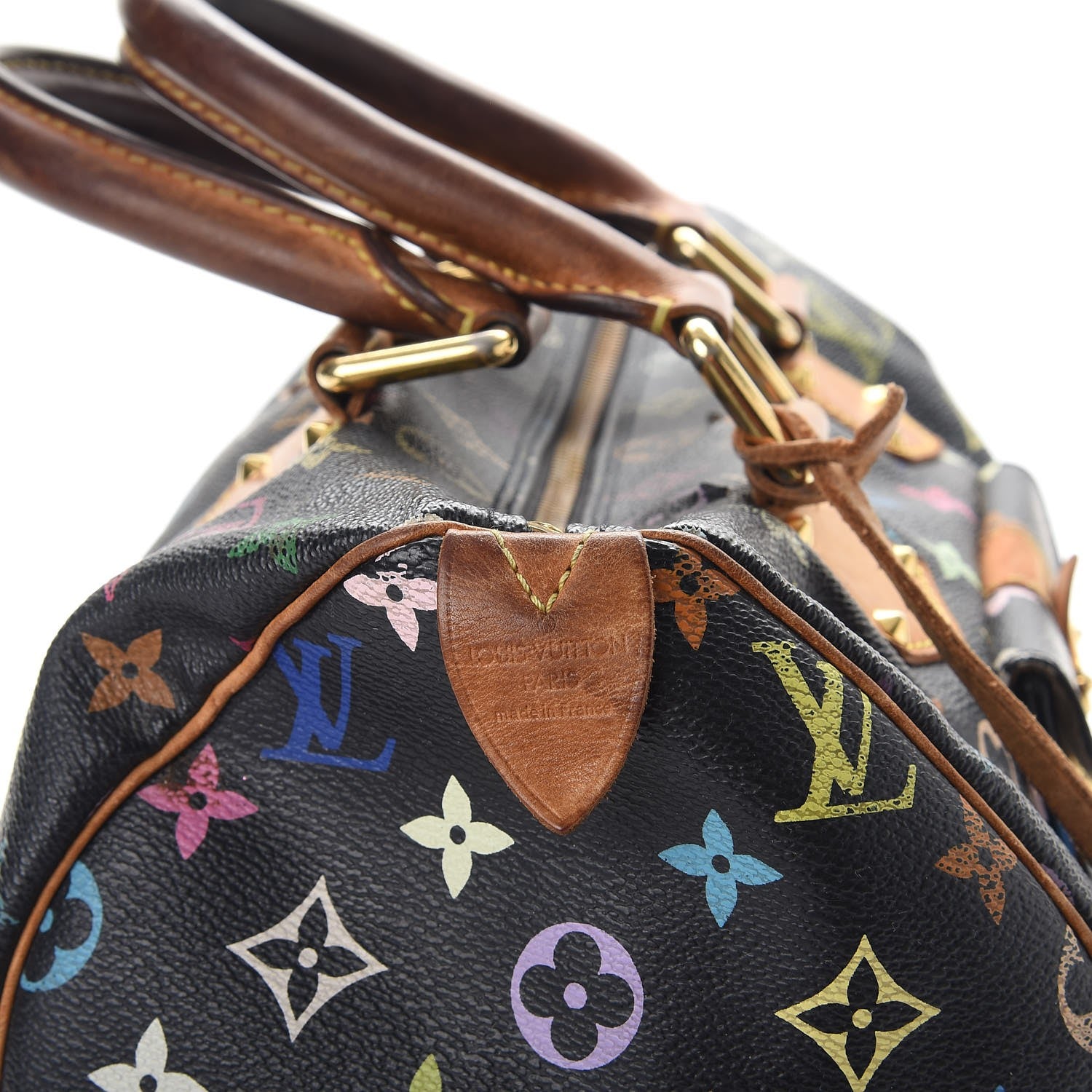 Louis Vuitton Monogram Multicolor Speedy 30 Black 6 of 11