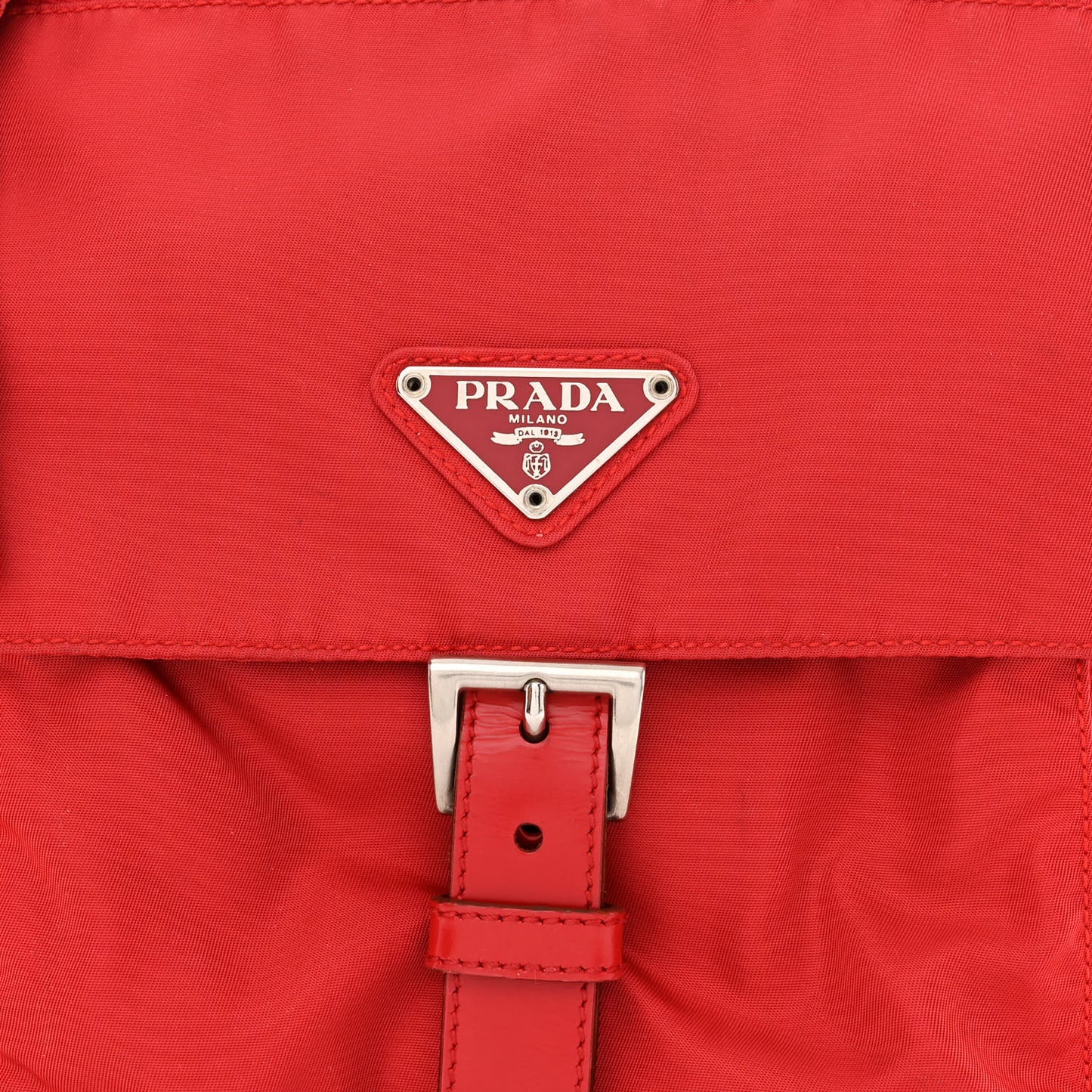 Nylon Vela Sport Messenger Bag Rosso