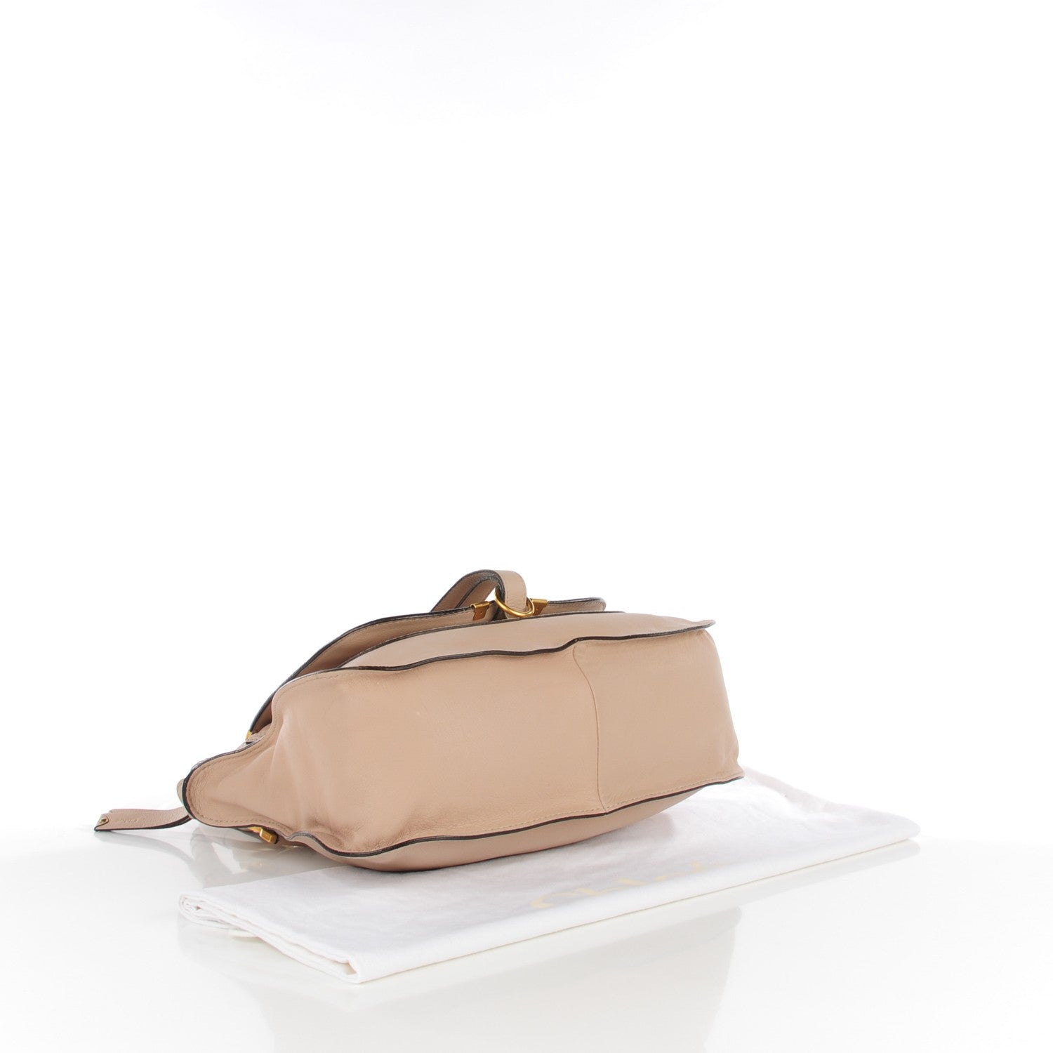 Chloe Calfskin Medium Marcie Satchel Beige 4 of 8