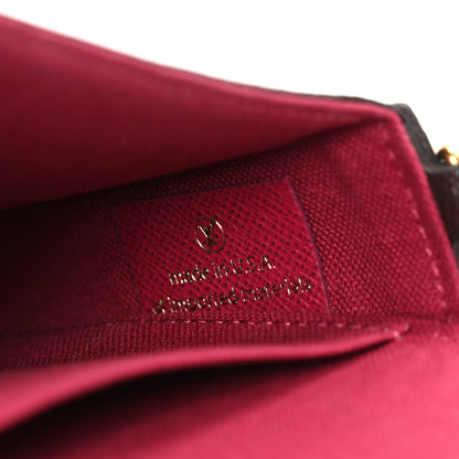 Louis Vuitton Monogram Pochette Felicie Chain Wallet Fuchsia 7 of 11