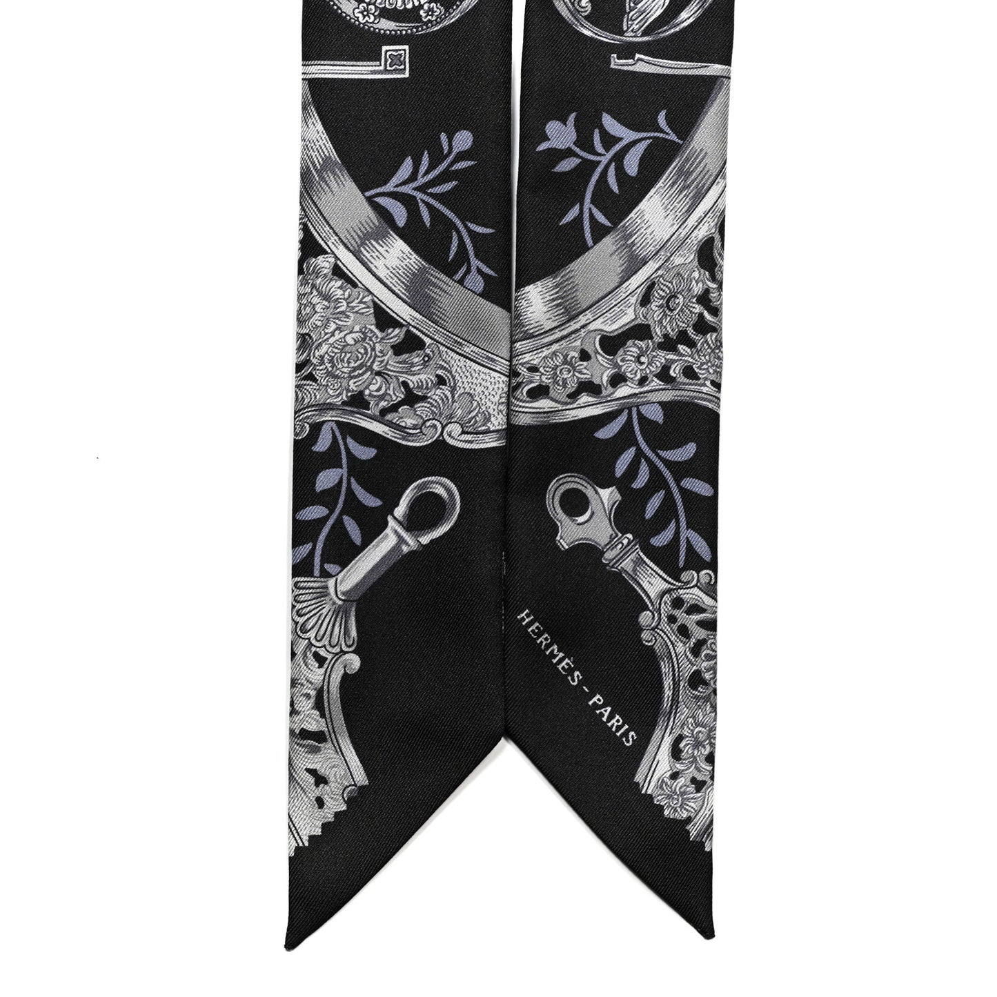 Silk Etriers Remix Twilly Black Ciel Argent