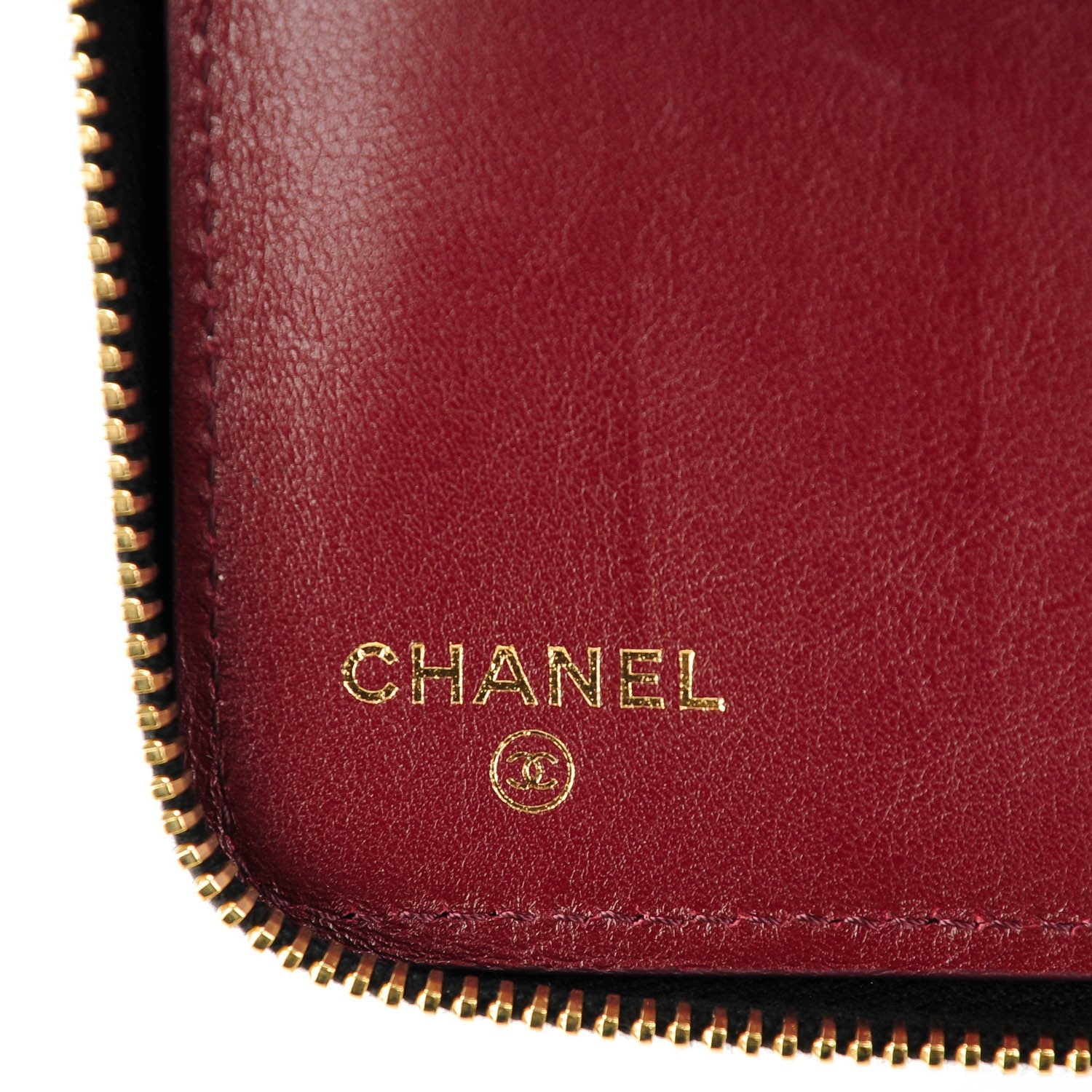 Chanel Caviar Quilted Large Zip Around Organizer Wallet Black 6 of 8