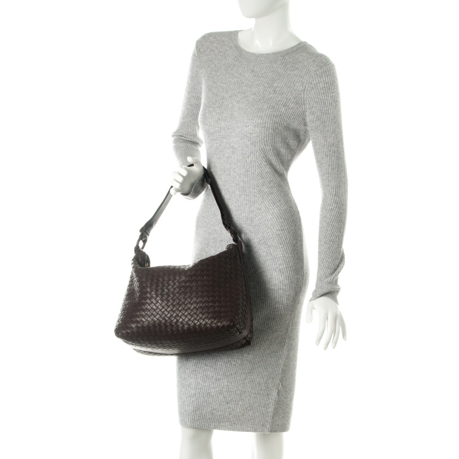 Bottega Veneta Nappa Intrecciato Hobo Ebano 2 of 9