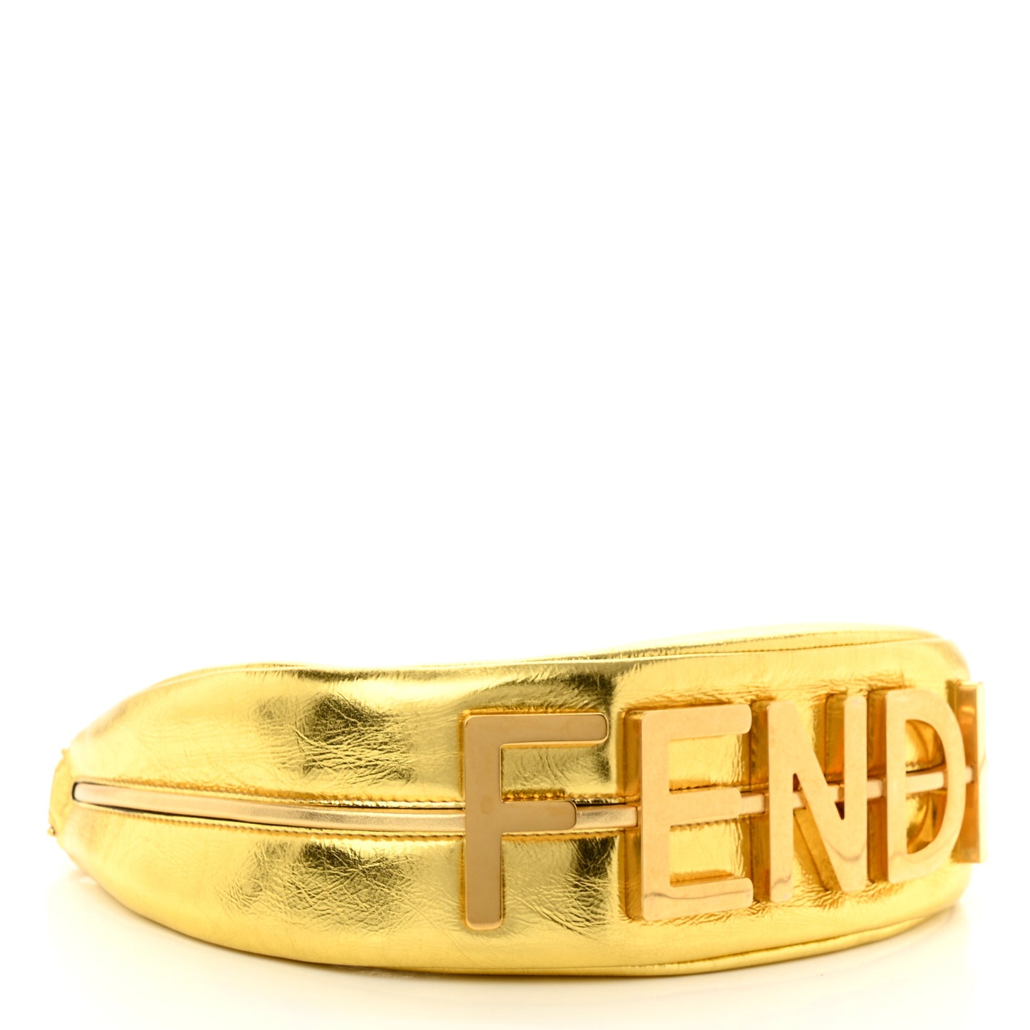 Rock Millenium Small Fendigraphy Hobo Gold