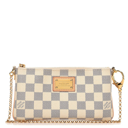 Louis Vuitton Damier Azur Pochette Milla MM 1 of 7