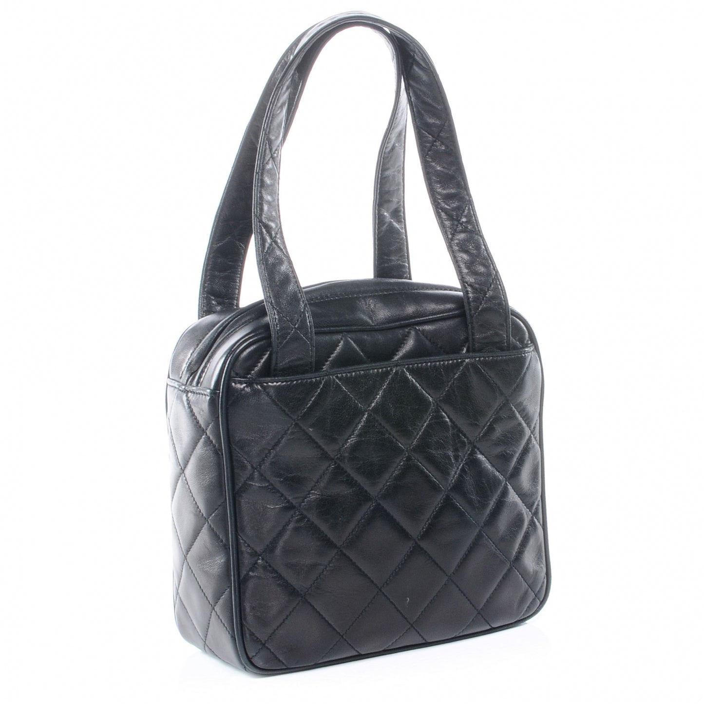 Lambskin Quilted Bag Black