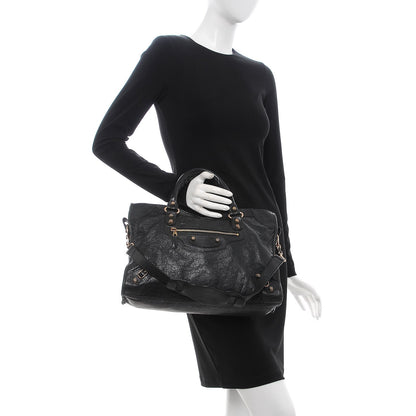 Balenciaga Agneau Giant 12 Rose Gold Hardware City Black 2 of 7