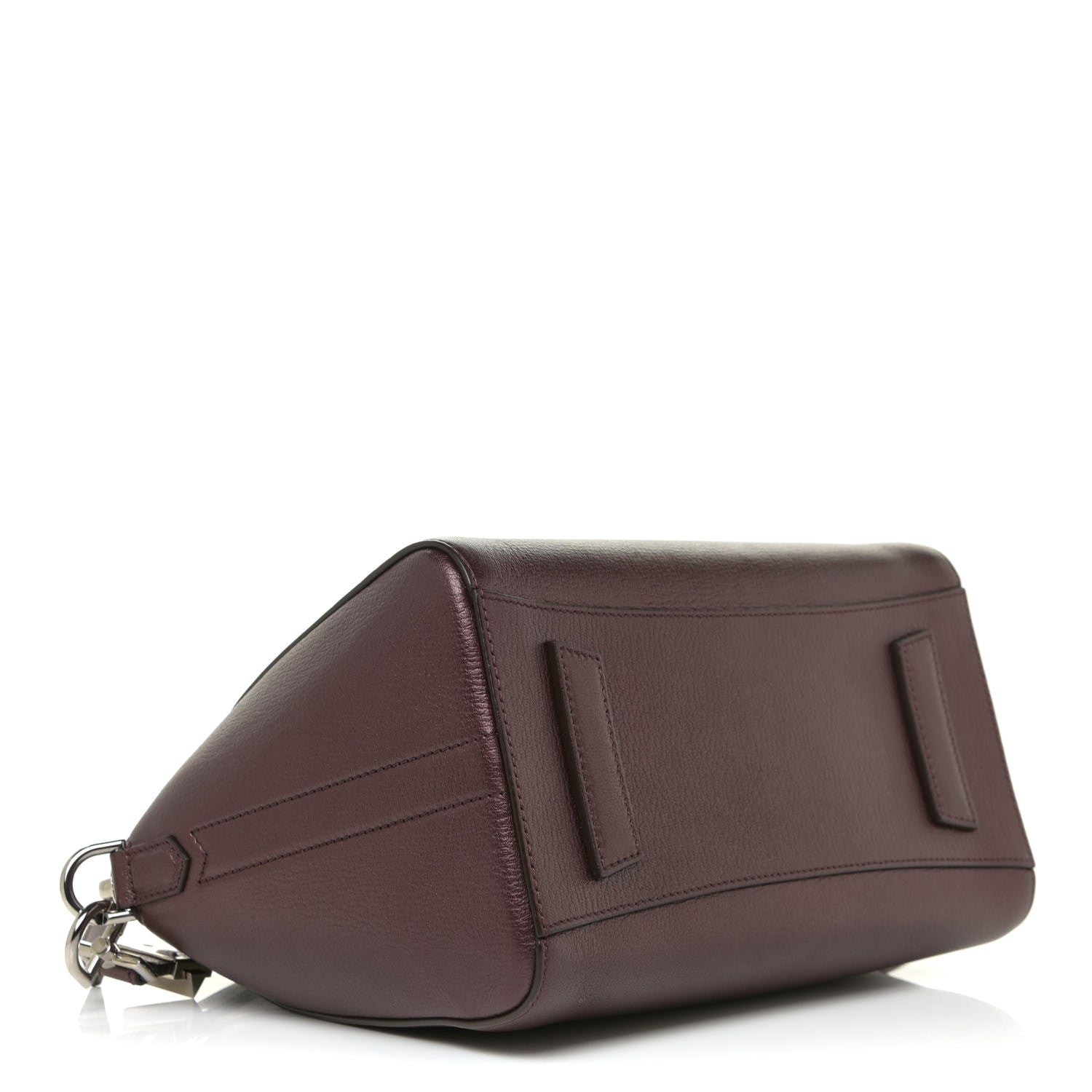 Givenchy Metallic Sugar Goatskin Small Antigona Oxblood 4 of 14