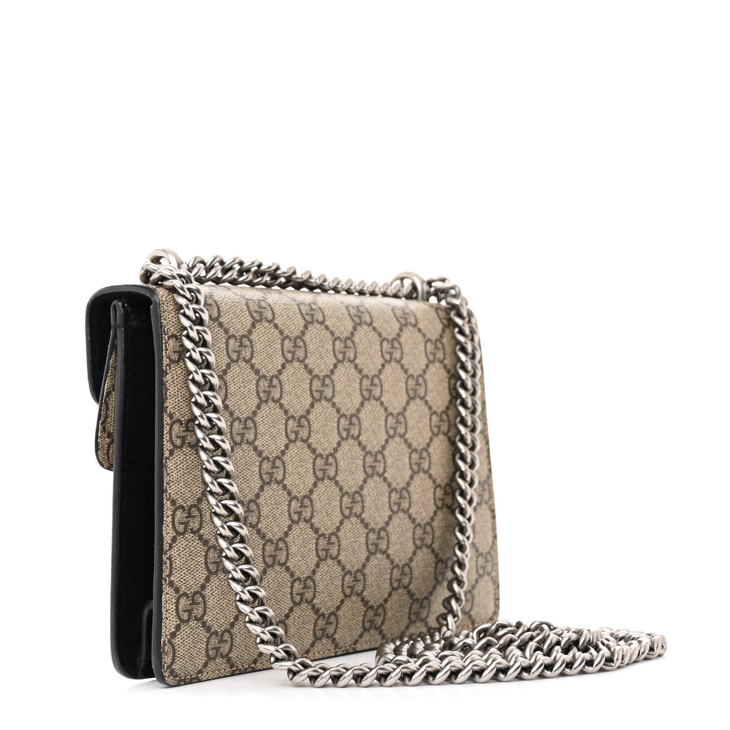 GG Supreme Monogram Mini Dionysus Shoulder Bag Black