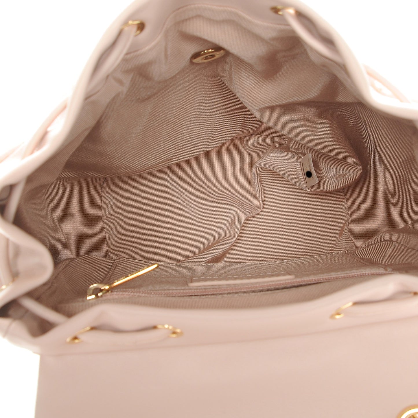 Calfskin Quilted Small Urban Spirit Backpack Beige