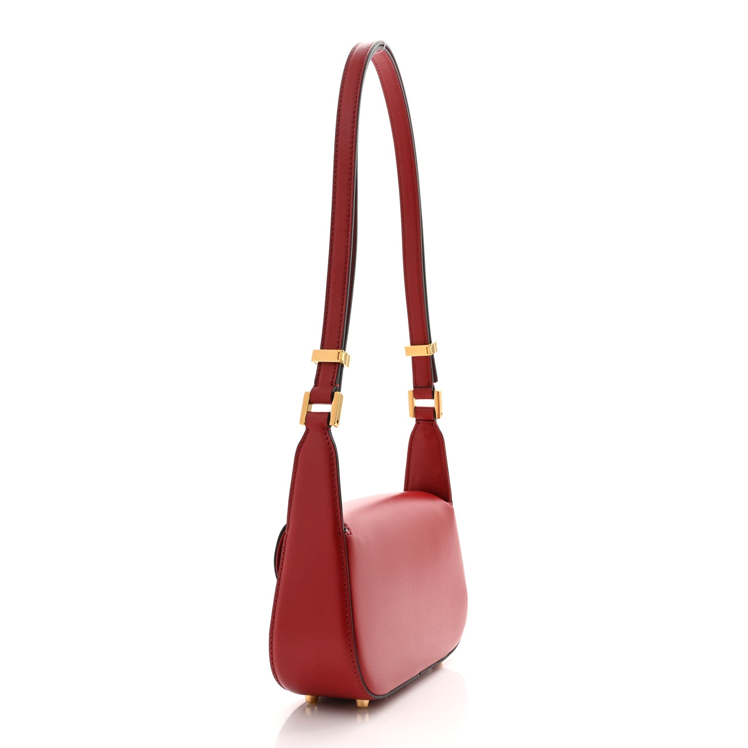 Valentino Garavani Calfskin Small Vlogo Chain Shoulder Bag Rosso Valentino 3 of 11
