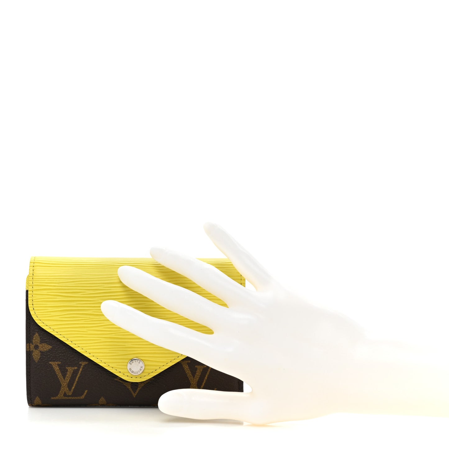 Epi Monogram Marie-Lou Compact Wallet Pistache